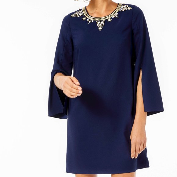 Lilly Pulitzer Anastasia Stretch Embellished Dress - Picture 4 of 14